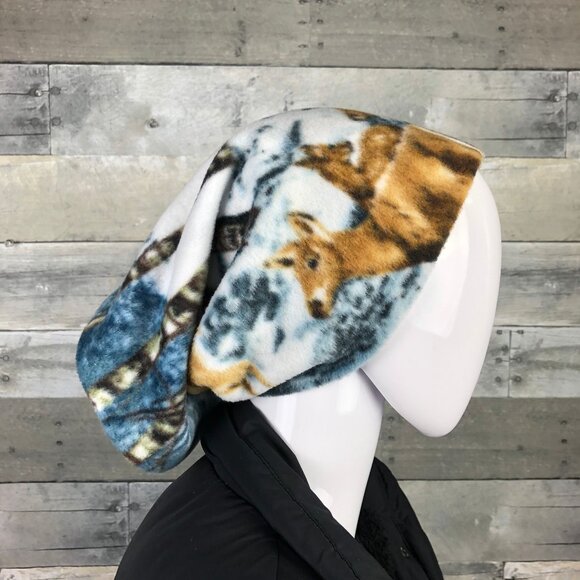 Deer Stag Fleece Neck Gaiter: Outdoors Hunter Scarf Warmer - Picture 4 of 10